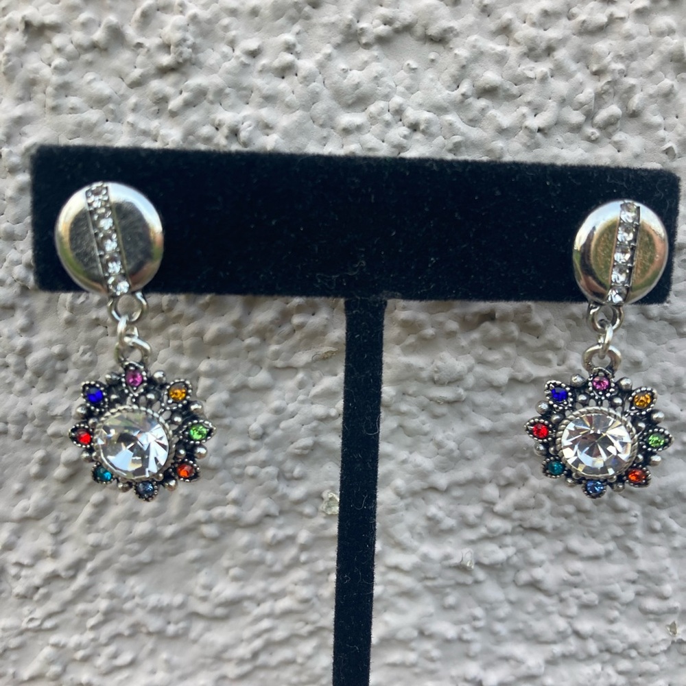 Multicolor Crystal Earrings